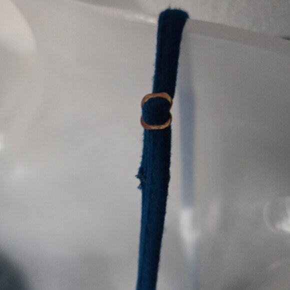 Natori Slinky Long Nightgown With Lace and Robe Set, Peignoir Set, Deep Teal M/L - Picture 10 of 12